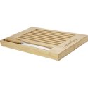 Seasons Pao bamboo cutting board with knife