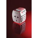 Skross MUV 2-polige wereldreisadapter met USB A en C