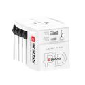 Skross Weltreise-Adapter MUV 65W PD mit USB-C-Kabel