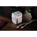 Skross World Travel Adapter MUV 65W PD with USB C Cable
