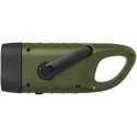 STAC Helios recycled plastic solar dynamo flashlight with carabiner