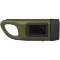 STAC Helios recycled plastic solar dynamo flashlight with carabiner