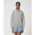 Stanley & Stella Miller Dry sweat-shirt unisexe à quart de zip STSU795