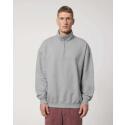 Stanley & Stella Miller Dry Unisex-Sweatshirt mit Viertelreißverschluss STSU795