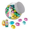 Sweets & More Medium Glasgefäß 0,9 Liter mit Ostermischung