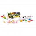 Sweets & More schuifblikje met snoepjes, Skittles of M&M's