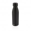 Swiss Peak 580 ml insulated drinking bottle with wireless earbuds