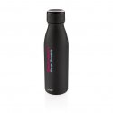 Swiss Peak 580 ml insulated drinking bottle with wireless earbuds