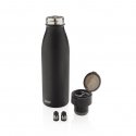 Swiss Peak 580 ml insulated drinking bottle with wireless earbuds