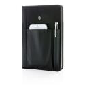 Swiss Peak carnet de notes A5 remplaçable et stylo, ligné