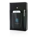 Swiss Peak carnet de notes A5 remplaçable et stylo, ligné