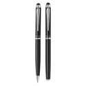 Swiss Peak Deluxe stylus pennen set, blauwschrijvend