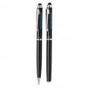 Swiss Peak Deluxe stylus pennen set, blauwschrijvend