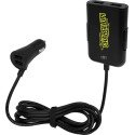 Tekio Pilot dual extended car charger with QC 3.0