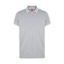 Grey Melange/White
