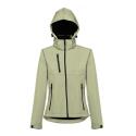 TH Clothes Zagreb dames softshelljas met afneembare capuchon