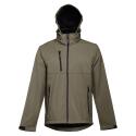 TH Clothes Zagreb heren softshelljas met afneembare capuchon 280g