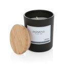 Ukiyo bougie parfumée avec couvercle en bambou