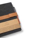 Vinga Bosler RCS A5 Notizbuch aus recyceltem Canvas, liniert