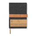 Vinga Bosler RCS gerecycleerd canvas A5 notitieboek, gelinieerd