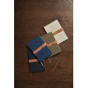 Vinga Bosler RCS recycled canvas A5 notebook, ruled