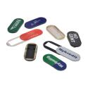Webcam sliding cover in oval shape