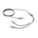 XD Collection 3-in-1 geflochtenes Ladekabel
