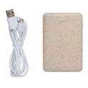 XD Collection - 5.000 mAh Weizenstroh-Powerbank