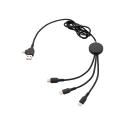 XD Collection 6-in-1 Kabel mit leuchtendem Logo