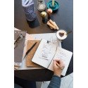 XD Collection A5 Kork-Notizbuch mit Bambus-Stift, liniert