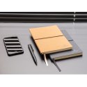 XD Collection A5 recycled leather notebook, ruled