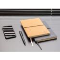 XD Collection A5 recycled leather notebook, ruled