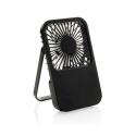 XD Collection Aervina RCS recycled plastic rechargeable desk fan