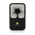 XD Collection Aervina RCS recycled plastic rechargeable desk fan