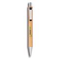 XD Collection bamboe balpen, zwartschrijvend
