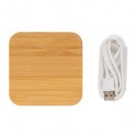 XD Collection Bamboo 5W wireless charger with USB ports