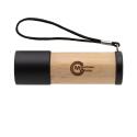 XD Collection bamboo and RCS recycled plastic flashlight