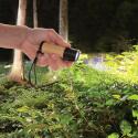 XD Collection bamboo and RCS recycled plastic flashlight