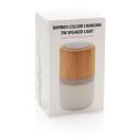 XD Collection Bamboo color changing 3W speaker light