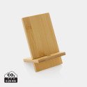 XD Collection Bamboo phone stand in kraft box