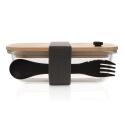 XD Collection Brotdose aus Glas mit Bambusdeckel