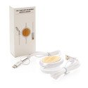 XD Collection câble 3-en-1 avec chargeur sans fil bambou 5W