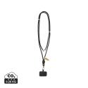 XD Collection CarryLoop RCS rPET verstelbare lanyard met telefoonhouder