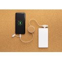XD Collection cork and wheat 6-in-1 retractable cable