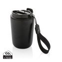 XD Collection Cuppa gobelet isotherme en acier inoxydable recyclé RCS avec lanière