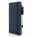 XD Collection Deluxe A5 denim notitieboek, gelinieerd