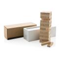XD Collection Deluxe jeu d'empilage de blocs de bois en forme de tour de culbuto