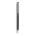 XD Collection dunne metalen stylus balpen, zwartschrijvend