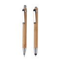 XD Collection ensemble de stylos en bambou, encre bleue