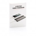 XD Collection Fabric - 4.000 mAh powerbank